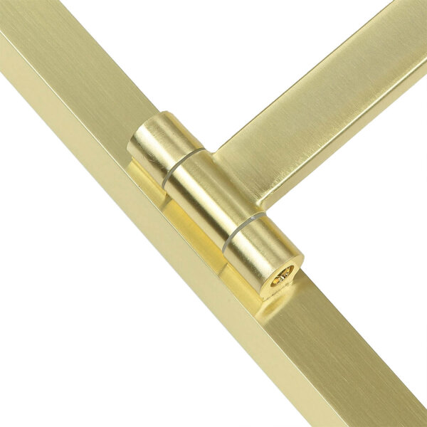 LED Bilderleuchte mit Schalter in Messing 3000 K B: 39 cm
