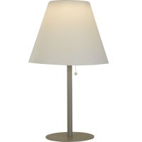LED Tischlampe Solar außen IP44 68 cm in Silber...