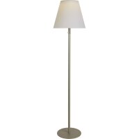 Solar Stehleuchte außen LED IP44 158 cm in Silber...