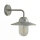 Außenwandleuchte Silber Glas Metall E27 IP44 B:24,5 cm