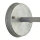 Außenwandleuchte Silber Glas Metall E27 IP44 B:24,5 cm