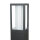 Pollerleuchte IP44 GU10 45 cm Schwarz Weiß Aluminium