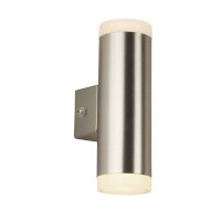 Außenwandlampe LED Up Down in Silber IP44 3000 K H:...