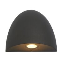 LED Außenlampe Downlight IP54 Schwarz 3000 K 103,8...