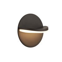 LED Wandlampe außen IP65 Ø18cm Anthrazit...