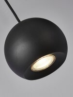 Hängeleuchte 4-flammig GU10 Schwarz B: 125 cm lang