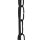 Hängeleuchte Schwarz Ø 45 cm aus Mesh Metall 3x E27 Retro