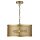 Hängelampe Metall Mesh Ø 45 cm rund 3x E27 in Gold