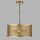 Hängelampe Metall Mesh Ø 45 cm rund 3x E27 in Gold