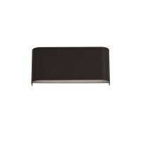 LED Wandleuchte Up Down Schwarz 3000 K Metall innen