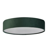 Deckenleuchte Samt Schirm rund Ø 50cm H: 10cm...