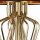 Tischlampe Gold Schwarz 72 cm hoch E27 Metall Satin
