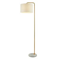 Stehlampe Marmor Sockel 155 cm klein Gold Antik...
