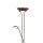 Stehleuchte LED in Messing mit Leselampe 3000 K