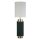 Tischlampe E27 72 cm hoch Stoff Metall Grün Weiß Messing