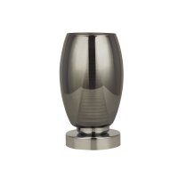 LED Tischlampe Rauchglas H: 20,5 cm Ø 11,5 cm 3000 K