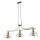 Billardleuchte Vintage 3-flammig B: 110 cm E27 in Messing