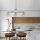 Billardleuchte Vintage 3-flammig B: 110 cm E27 in Messing