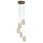LED Hängeleuchte Ø 35 cm H: max. 1,5 m Bronze Creme 3000 K