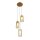 Pendelleuchte 3-flammig E14 D: 26 cm Glas Metall Modern