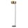 Stehlampe Schwarz Gold E27 149 cm klein Metall Modern