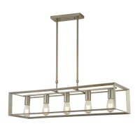 Hängeleuchte Metall länglich B: 90 cm in...
