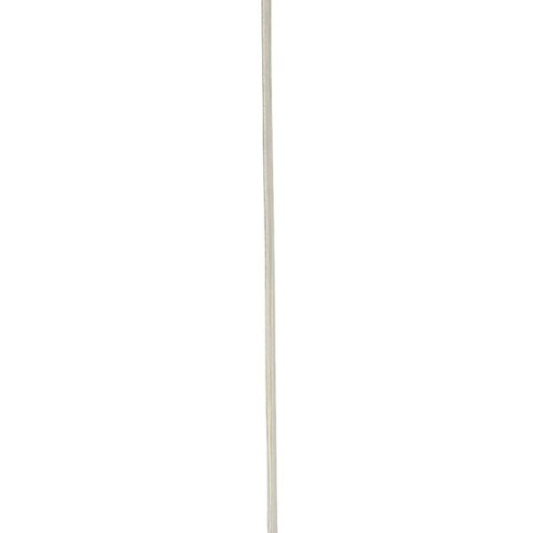 Hängelampe rund Ø 25 cm in Messing Weiß Metall Glas