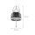 Vintage Wandlampe mit Schalter H: 24,5 cm E27 Schwarz