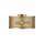 Deckenleuchte Metall Ø 45 cm H: 24 cm rund 3x E27 Gold