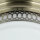 Deckenlampe Badezimmer Ø 35 cm IP44 Messing Antik Weiß 2x E27