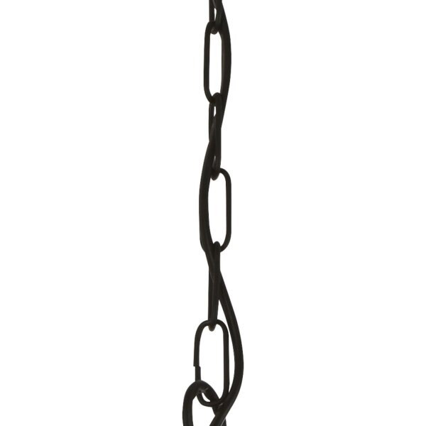 Hängelampe E27 Ø 31,5 cm in Schwarz Gold Metall HOWARD