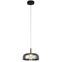 H&auml;ngelampe LED Rauchglas &Oslash; 30 cm rund 3000 K...