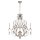Kronleuchter CANDELA 5 Silber 9xE14 Design Lampe