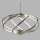 LED Hängelampe Metall D: 51 cm Chrom Weiß 3000 K 2417 lm