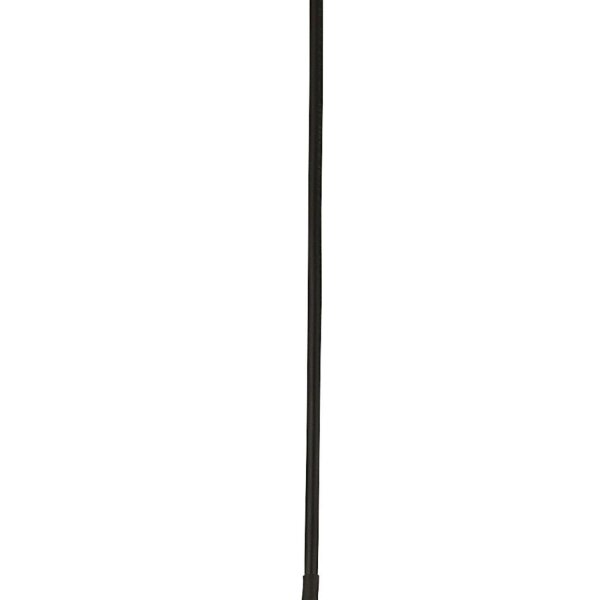 Hängeleuchte Metall E27 D: 45,5 cm in Schwarz Gold