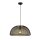 Hängeleuchte Metall E27 D: 45,5 cm in Schwarz Gold