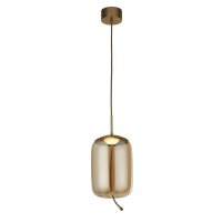 LED Pendelleuchte schmal &Oslash; 18 cm H: max. 1,5 m...