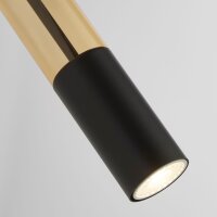 Wandleuchte schmal Ø 10 cm verstellbar in Schwarz...