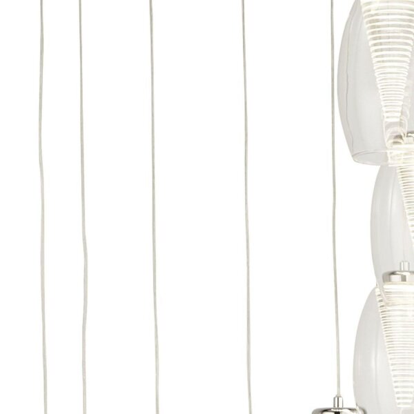 Pendelleuchte LED Ø 52 cm H: max. 2 m verstellbar 12-flammig