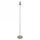 Stehleuchte Metall 133-167 cm verstellbar in Silber GU10