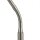 Stehleuchte Metall 133-167 cm verstellbar in Silber GU10