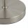 Stehleuchte Metall 133-167 cm verstellbar in Silber GU10