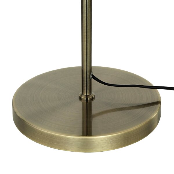 Stehleuchte Messing Antik GU10 133-167 cm verstellbar Metall