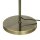 Stehleuchte Messing Antik GU10 133-167 cm verstellbar Metall