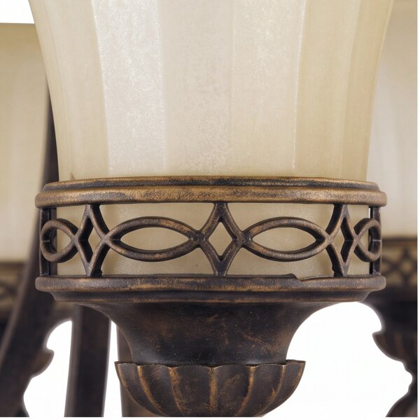 Kronleuchter 4xE27 Wohnzimmer Lampe ANABELL 1