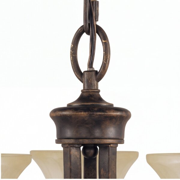 Kronleuchter 4xE27 Wohnzimmer Lampe ANABELL 1