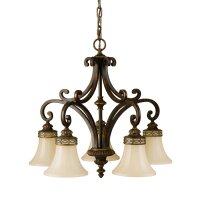 Pendellampe ANABELL 1 Creme 5 Schirme Landhaus