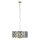 Pendelleuchte Kristall Ø 48 cm rund 5x E14 Messing Schwarz