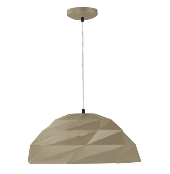 Hängelampe E27 D: 47 cm in Gold Metallic Metall Modern