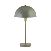 Bauhaus Tischlampe Grün Metall E14 H:46,2 cm Pilzlampe